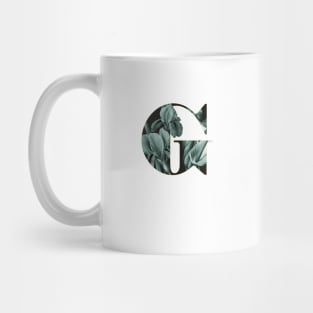 Flower Alphabet G Mug